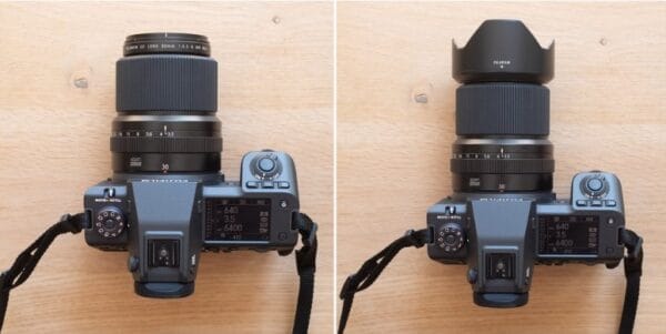 Ống kính này sở hữu thiết kế quang học ấn tượng với hai thấu kính phân tán cực thấp